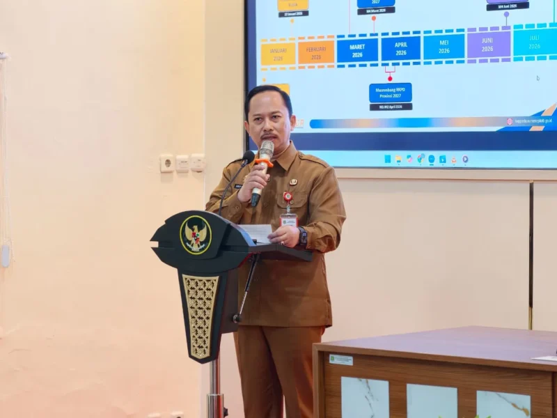 SAMBUTAN: Kepala Bappeda Sumenep, Arif Firmanto. (Bappeda Sumenep for Radarpantura.id)