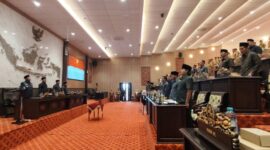 LEGISLASI: DPRD Sumenep menggelar rapat paripurna bersama pemerintah daerah, Senin (29/6). (DPRD Sumenep for Radarpantura.id)