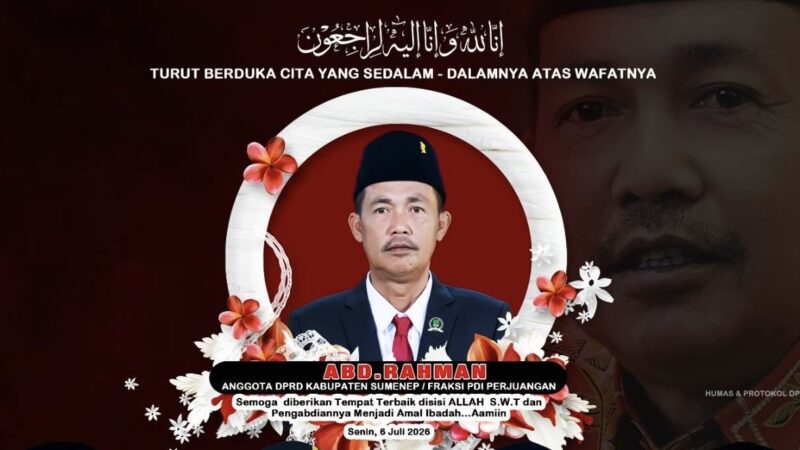 TUTUP USIA: Anggota DPRD Sumenep, Abd. Rahman. (DPRD Sumenep for Radarpantura.id)