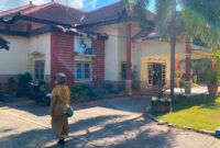 BANGUNAN: Kantor Diskop UKM Perindag Sumenep di Jalan Urip Sumoharjo No. 6, Dusun Mastasek, Pabian, Kecamatan Kota Sumenep, Kabupaten Sumenep. (Miftahol Rosiqin/Radarpantura.id)