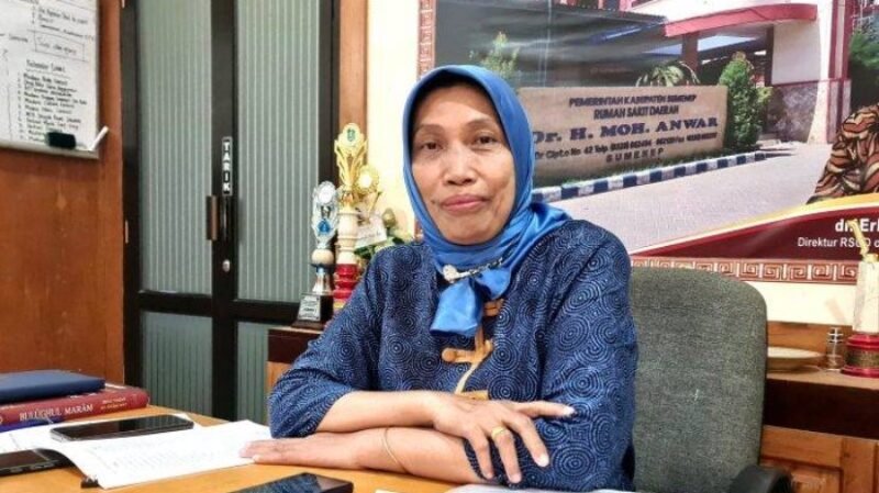 HUMANIS:Direktur RSUDMA Sumenep, dr. Erliyati. (RSUDMA Sumenep for Radarpantura.id)