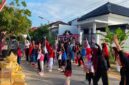 BUGAR: Bimbel Gemilang Nusantara menggelar JJS Semarak Kemerdekaan, Minggu (23/8). (Gemilang Nusantara for Radarpantura.id)