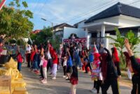 BUGAR: Bimbel Gemilang Nusantara menggelar JJS Semarak Kemerdekaan, Minggu (23/8). (Gemilang Nusantara for Radarpantura.id)