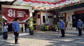SEMANGAT KEMERDEKAAN: ASN Bappeda Sumenep melaksanakan Upacara 17 Agustus 2026. (Bappeda Sumenep for Radarpantura.id)