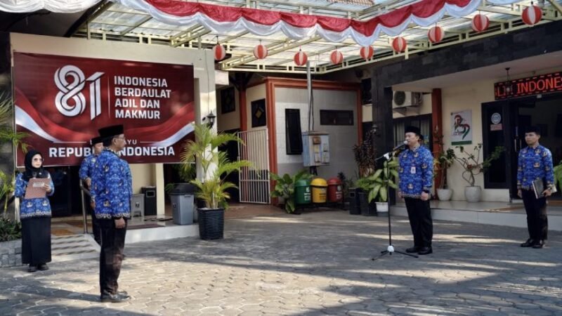 SEMANGAT KEMERDEKAAN: ASN Bappeda Sumenep melaksanakan Upacara 17 Agustus 2026. (Bappeda Sumenep for Radarpantura.id)