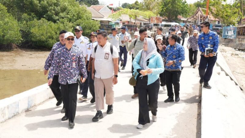 BLUSUKAN: Tim Bappenas dan Bappeda Sumenep melakukan kunujungan ke wilayah Kepulauan di Kabupaten Sumenep. (Bappeda Sumenep for Radarpantura.id)