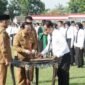 DIKUKUHKAN: Prosesi pelantikan PPPK paruh waktu Kabupaten Sumenep tempo lalu. (Istimewa/Radarpantura.id).