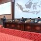 PERUMUSAN KEBIJAKAN: Forum rapat paripurna antara Eksekutif Pemerintah Kabupaten Sumenep bersama anggota DPRD pada Senin (12/10). (Humas Pemkab Sumenep for Radarpantura.id)